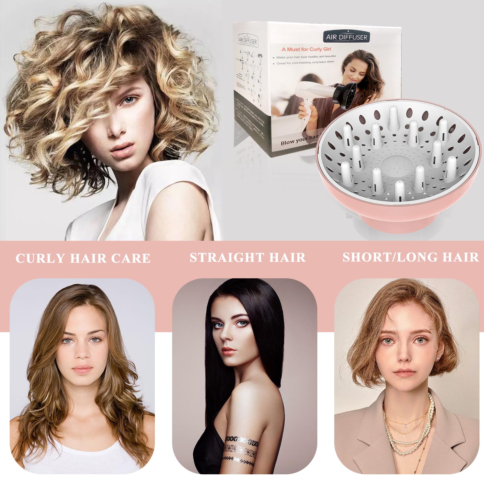 Amazon.co.jp: ヘアドライヤーディフューザーアタッチメント